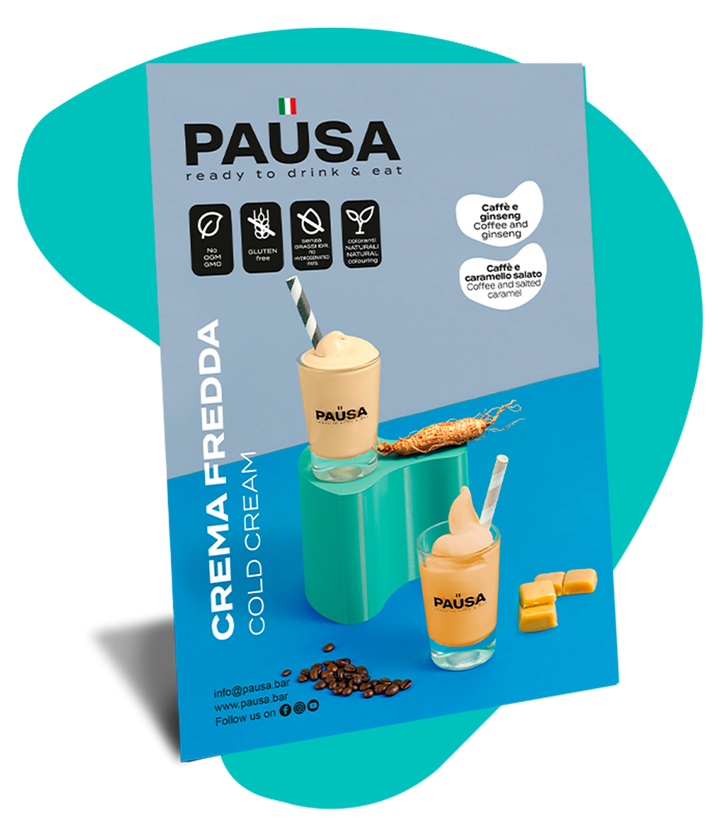 Quadro da banco crema fredda Caffè e Ginseng