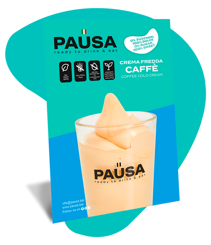 Quadro da banco crema fredda Caffè 0%