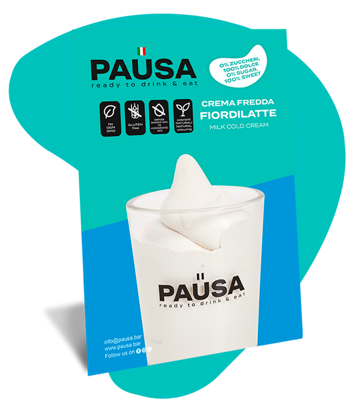 Quadro da banco crema fredda Fiordilatte 0%