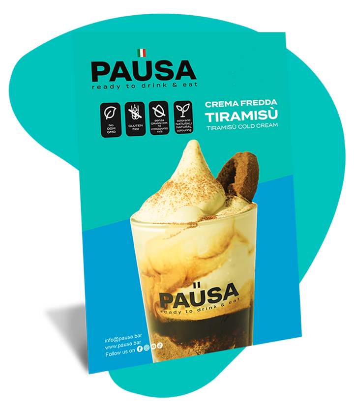 Quadro da banco crema fredda Tiramisù