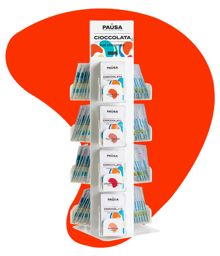 Espositore girevole cioccolate 12 scomparti