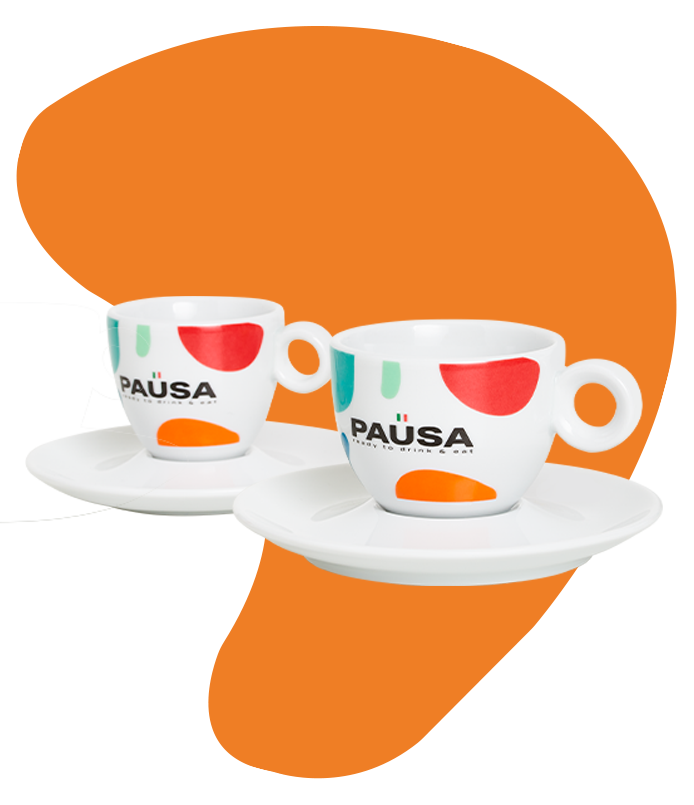 Tazza in porcellana solubili